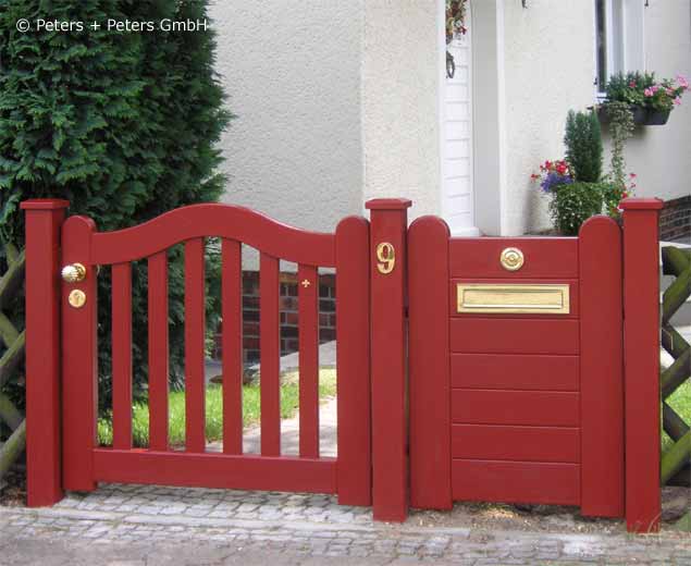 Gartentore Trend ⎜ Wetterfeste Holztore aus wertvollem Hartholz