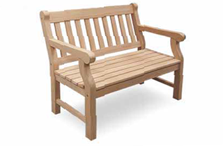 Friesenbank - Sylter Gartenbank - Weiße Friesenbänke mit 25 Jahren Garantie