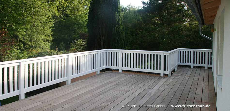 Terrassen Sichtschutz - Hartholz - 25 Jahre Garantie