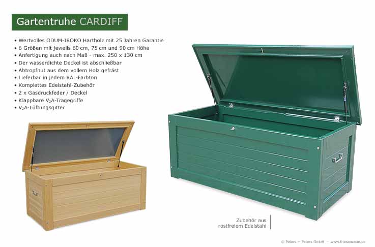 2er Mülltonnenboxen SYLT - 2 x 120 Liter - grün RAL 6009