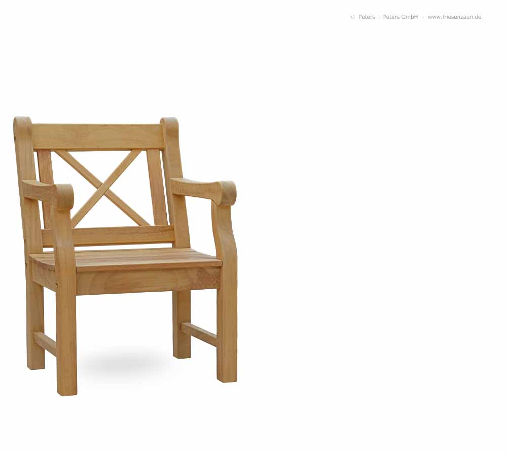 Klassische Holzgartenbank CLIFF - ODUM-IROKO Hartholz - Englische Gartenbänke aus deutscher Produktion