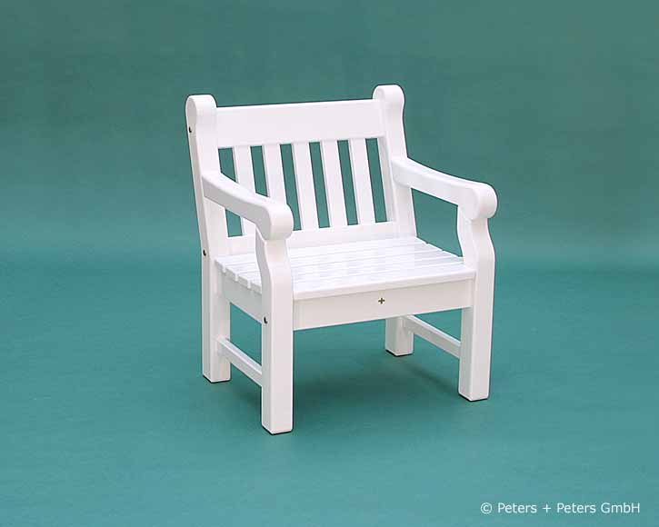 4er Gartenbank Windsor -  Gesamtbreite 240 cm - Sitzbreite 226 cm. Lieferbar in weiß oder in jedem anderen RAL-Farbton.