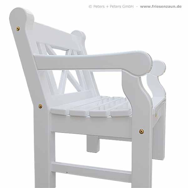 2er Gartenbank HAMPTON - extra massive Holzbank mit Kreuzen - auch als 1er, 3er Gartenbank oder 4er Holzbank lieferbar.