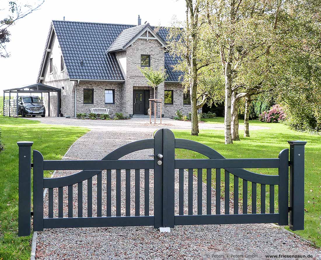 Sylter Gartentor LUXUS - Echte Friesentore von Peters + Peters - Lieferbar in über 200 RAL-Farbtönen.