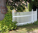 SOriginal Sylter Friesenzaun - Weißer Gartenzaun aus wertvollem ODUM IROKO Hartholz - Anfertigung nach Maß von Peters + Peters.