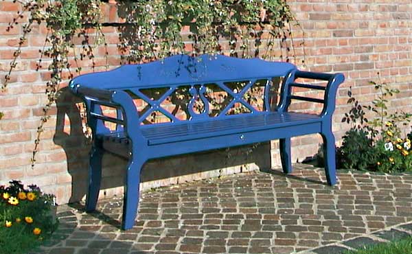 Sylter Friesenbank Fischland - ODUM-IROKO Hartholz - 2er + 3er Gartenbank SYLT