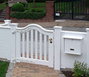 Briefkasten + Gartentor SCHLESWIG - zum vergrößern klicken !
