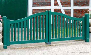 Bei der Qualität gibt es keine Abstriche - auch die Gartentore TREND werden mit der bekannten Peters + Peters Qualität  gefertigt - mit Garantie