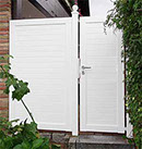 Blickdichte Sichtschutztore aus wertvollem Hartholz - Mehr Fotos und Bilder jetzt anschauen !