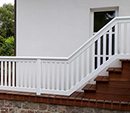 Geländer für Balkon und Garten - zum vergrößern klicken.