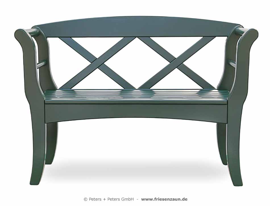 4er Gartenbank Windsor -  Gesamtbreite 240 cm - Sitzbreite 226 cm. Lieferbar in weiß oder in jedem anderen RAL-Farbton.