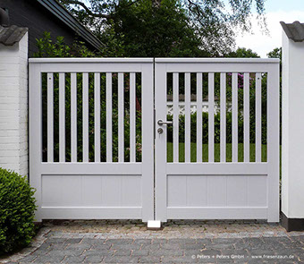Schöne Sichtschutztore - Anspruchsvolle Gartentore mit Sichtschutz.