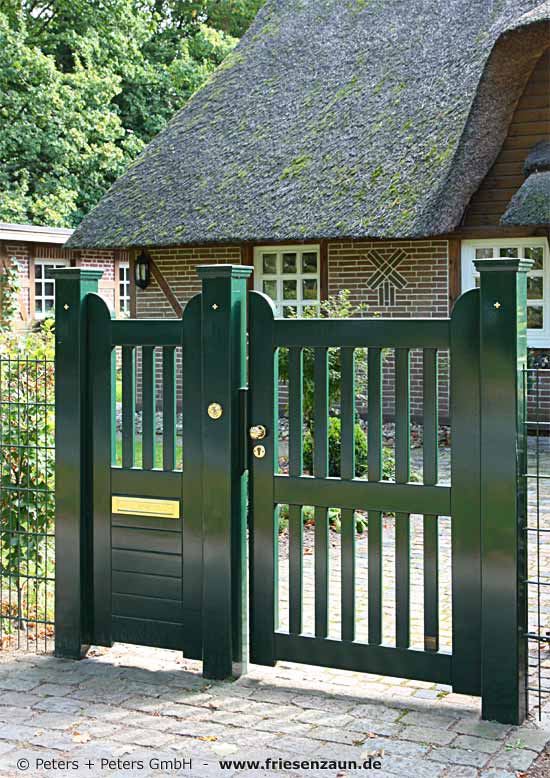 Individuelle Gartentor - Holztore aus wertvollem Hartholz - Qualität mit 25 Jahren Garantie.