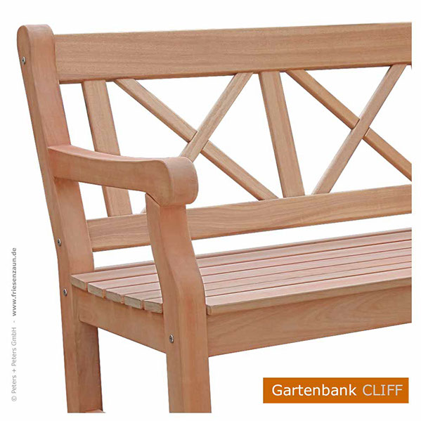 4er Gartenbank Windsor -  Gesamtbreite 240 cm - Sitzbreite 226 cm. Lieferbar in weiß oder in jedem anderen RAL-Farbton.