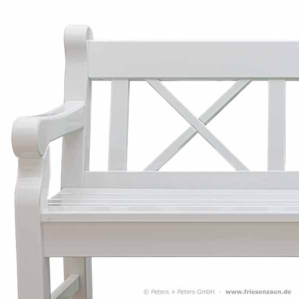 4er Gartenbank Windsor -  Gesamtbreite 240 cm - Sitzbreite 226 cm. Lieferbar in weiß oder in jedem anderen RAL-Farbton.
