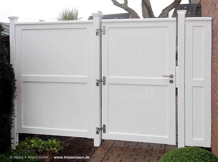 Individuelle Gartentor - Holztore aus wertvollem Hartholz - Qualität mit 25 Jahren Garantie.