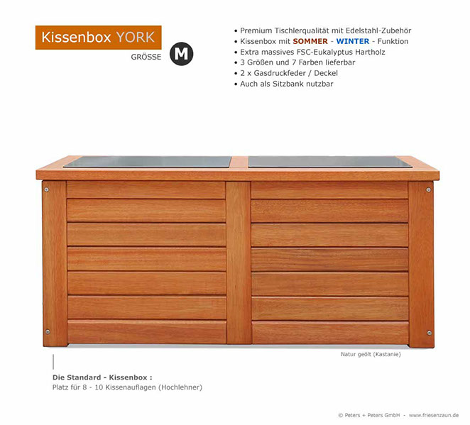 4er Gartenbank Windsor -  Gesamtbreite 240 cm - Sitzbreite 226 cm. Lieferbar in weiß oder in jedem anderen RAL-Farbton.