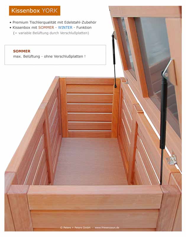 4er Gartenbank Windsor -  Gesamtbreite 240 cm - Sitzbreite 226 cm. Lieferbar in weiß oder in jedem anderen RAL-Farbton.