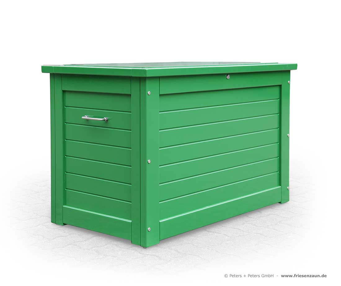 2er Mülltonnenboxen SYLT - 2 x 120 Liter - grün RAL 6009