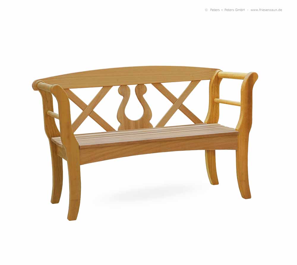 Original Sylter Gartenbänke aus ODUM-IROKO Hartholz - Weiße Friesenbänke mit 25 Jahren Garantie.