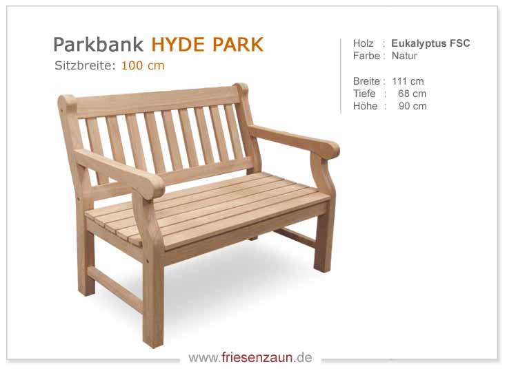 4er Gartenbank Windsor -  Gesamtbreite 240 cm - Sitzbreite 226 cm. Lieferbar in weiß oder in jedem anderen RAL-Farbton.