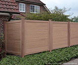 Extra massiver Sichtschutz für Garten, Haus und Terrasse - Massive Sichtschutzwände aus dauerhaftem Hartholz gefertigt