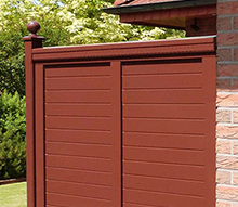 Extra massiver Sichtschutz für Garten, Haus und Terrasse - Massive Sichtschutzwände aus dauerhaftem Hartholz gefertigt