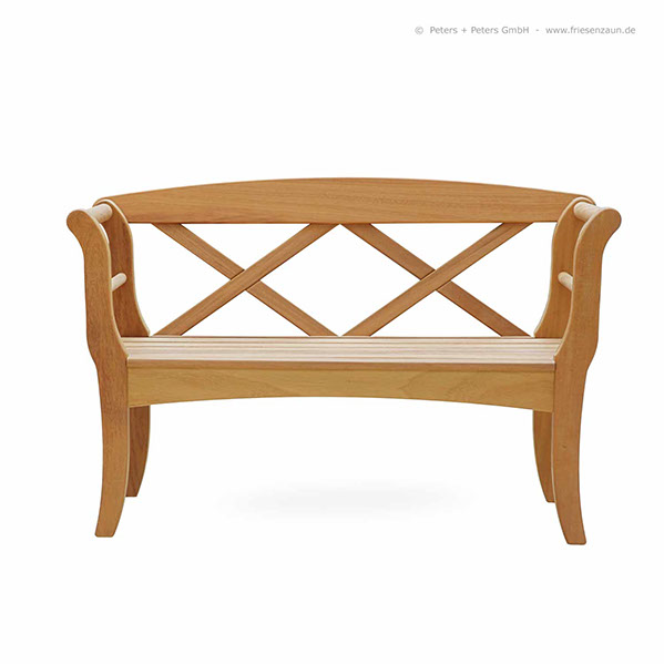 Original Sylter Gartenbänke aus ODUM-IROKO Hartholz - Weiße Friesenbänke mit 25 Jahren Garantie.